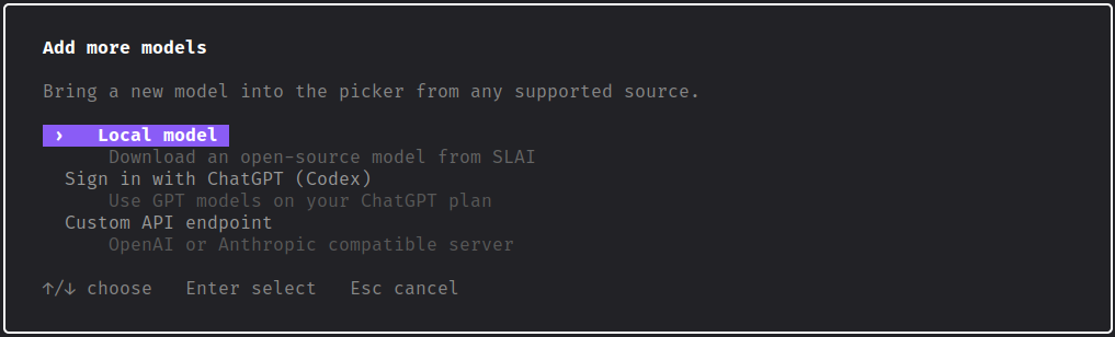 Add models from any supported source